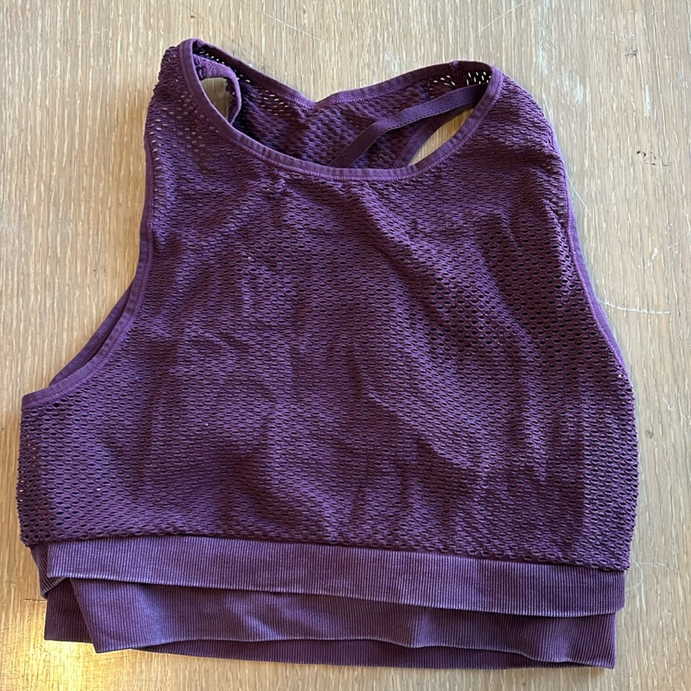 Crop top with built in bra